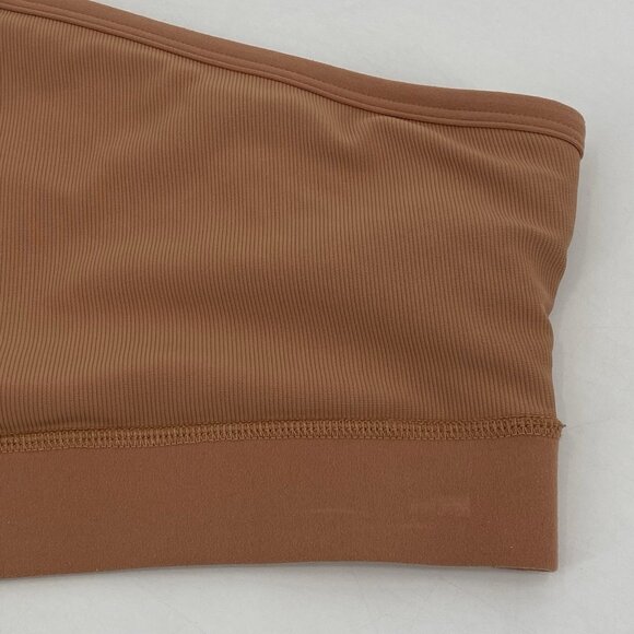 L*Space Womens Size Small Active Rookie Sports Bra Sessions Putty Single Strap - Picture 2 of 10